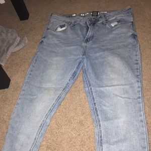 Skinny ankle high rise jeans